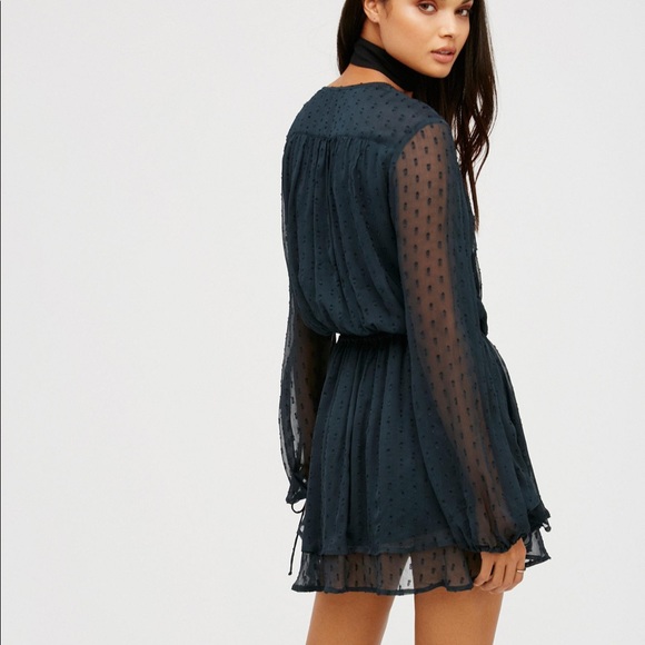 Free People - Dahlia Wrap Mini Dress - Picture 4 of 4